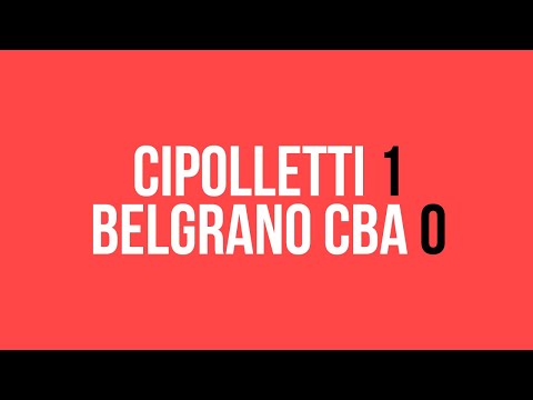 Nacional B 1987/1988 - Fecha 17: Cipolletti 1 - 0 Belgrano de Córdoba