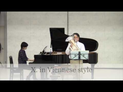 Happy Birthday Variations for Euphonium and Piano by P.Heidrich