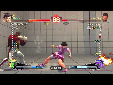 SSF4 AE Ver. 2012: FAXgimoto [Makoto] vs. enjoy_mocosan [Dudley] - PSN Ranked Match