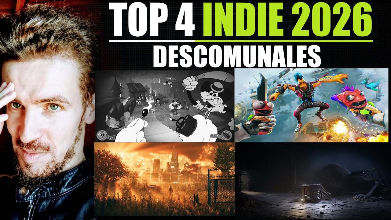 TOP 4 VIDEOJUEGOS INDIES 2026 : REPLACED / REANIMAL / MOUSE / HIGH ON LIFE 2 - SERÁN BRUTALES