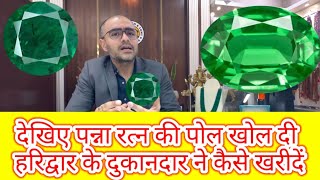 देखिए पन्ना रत्न की पोल खोल दी हरिद्वार के दुकानदार ने कैसे खरीदें#haridwar#travelingdeewane