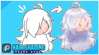Download lagu How to Shade/Edit 🤍WHITE HAIR🤍 []Voice Over[] IbispaintX ( Free Brushes) mp3