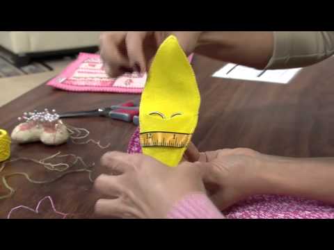 Mulher.com 16/07/2013 Rosana Pardo - Porta tesoura bordado Parte 1/2