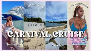 10 Day Carnival Venezia Cruise Vlog | Specialty Dinning | Turks and Caicos, DR and PR | Pt2