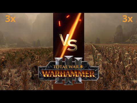 Can 3 Crypt Ghouls Surprise 3 Nehekhara Warriors in Total War: Warhammer 3?