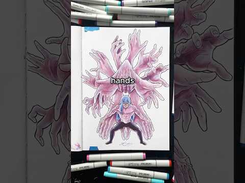 How to Draw HANDS like a PRO!! ✋✍️ #arttutorial