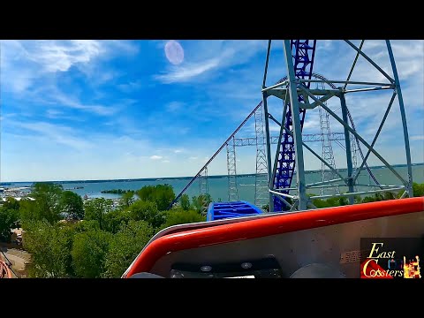 Millennium Force POV 4K Front Row 60fps Cedar Point Sandusky, OH