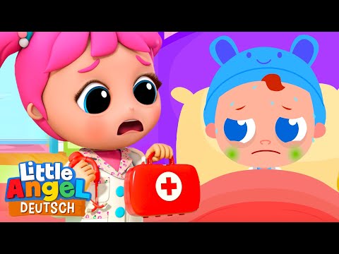 Die Arztpraxis von Frau Dr. Hannah | Arztspiele für Kinder | Little Angel Deutsch - Kinderlieder