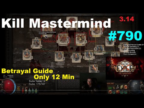 *Kill Your Mastermind* Made Easy Betrayal Guide [3.14 Ultimatum] (AISLING 4 NERFED) 790