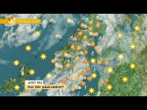 Linda Eriksson om påskvädret - Nyhetsmorgon (TV4)