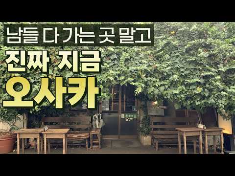 오사카의 숨겨진 매력: 조용한 장소와 독특한 경험을 만나다