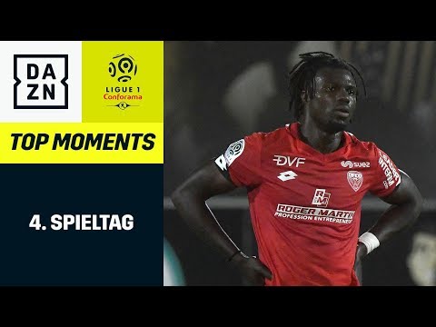 Top Moments - 4. Spieltag: Denkwürdiger Denkey und Schock für Dijon | Ligue 1 | DAZN Highlights