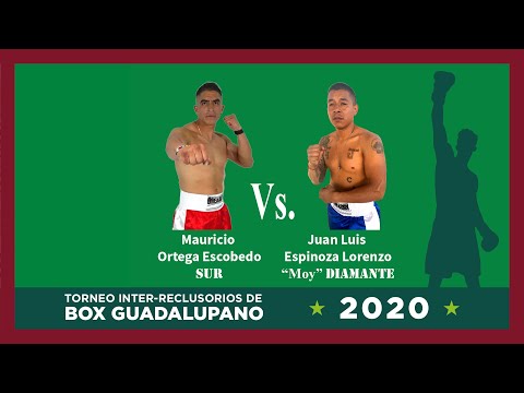 Torneo inter-reclusorios de Box 2020 Mauricio Ortega Vs Juan Luis Espinoza