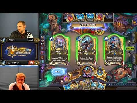 Hearthstone Grandmasters 2019: Zalae vs JustSaiyan | Week 1 Day 3 | Americas