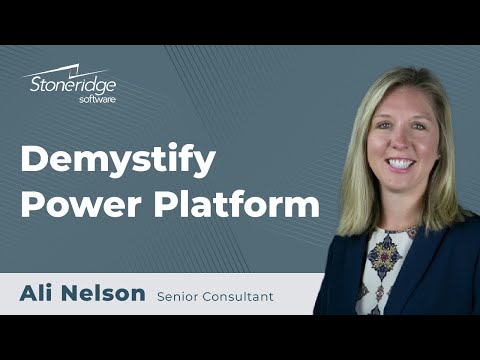 See video What is the Power Platform?