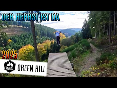 Herbstliche Rutschpartie im Green Hill Bikepark | 4K | Santa Cruz V10