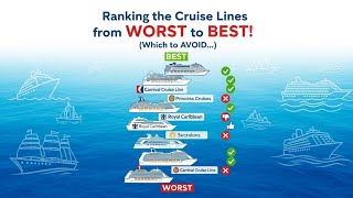 Ranking the Cruise Lines from WORST to BEST! (Which to AVOID...)#luxury #luxrynishe#top #top10 