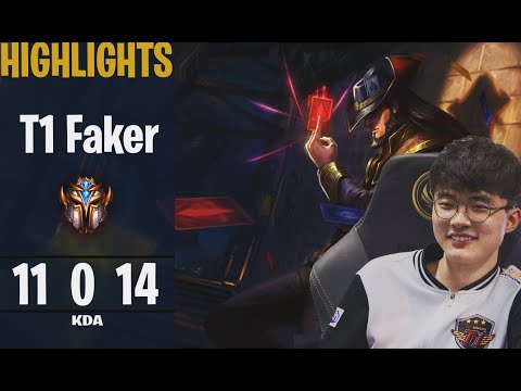 [T1 Faker] Twisted Fate vs Pantheon [10.10] KR Challenger Highlighted