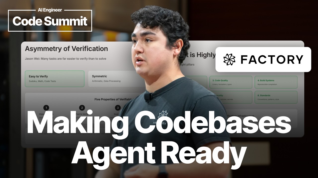 Making Codebases Agent Ready – Eno Reyes, Factory AI