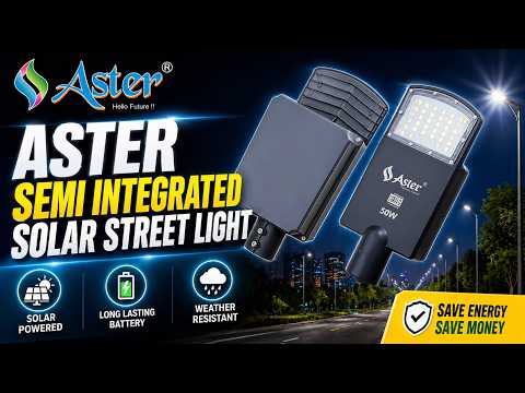 Aster Lite 30W MPPT LED Solar Street Light