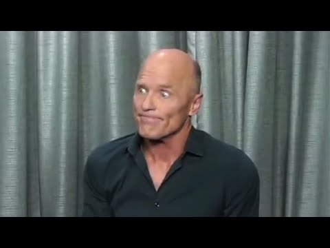 Ed Harris takes a 20 second pause to absorb a question