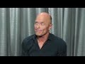Ed Harris takes a 20 second pause to absorb a question