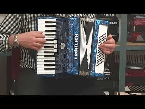 Klangprobe Akkordeon Fröhlich Bambi/Weltmeister Rubin 2