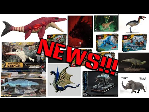 NEWS!!! New images of Mattel Jurassic World Tylosaurus, Torvosaurus & Liopleurodon! & much more!!!