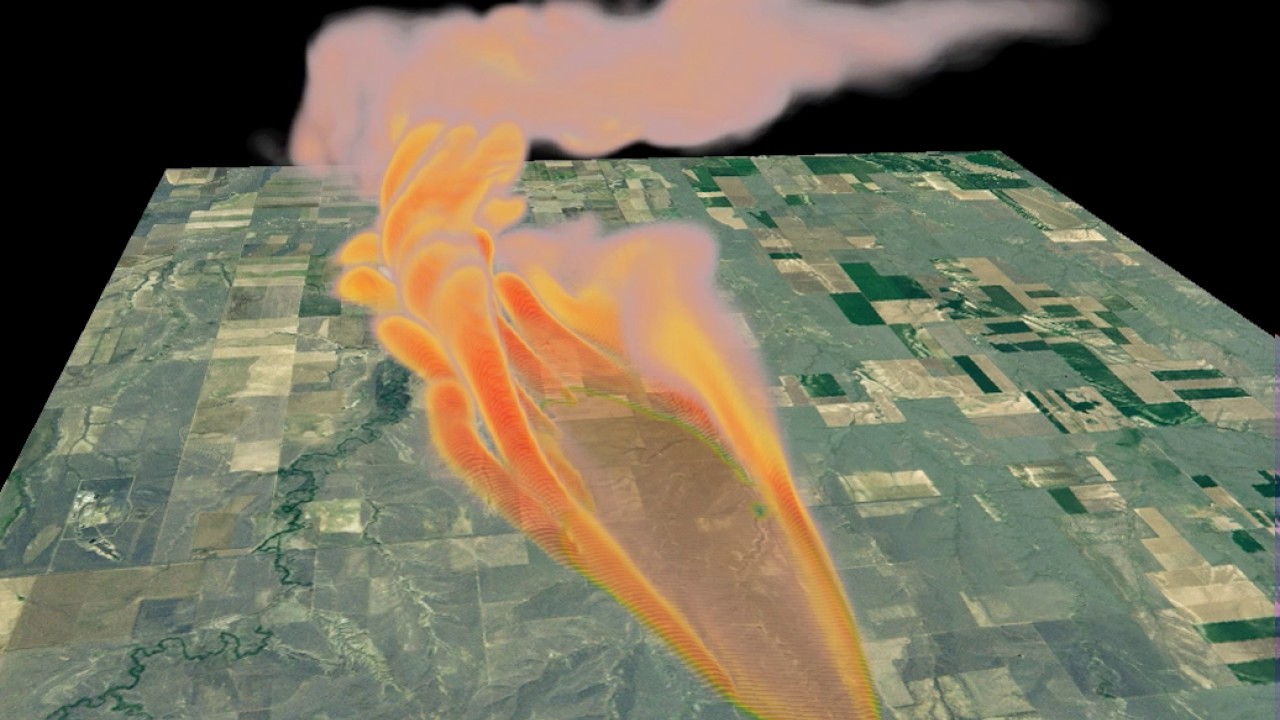 Last Chance Fire - WRF Simulation