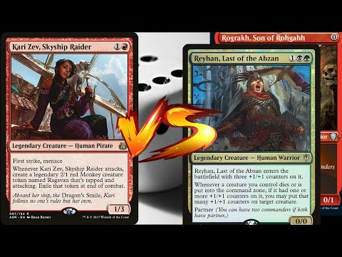 Kari zev VS Reyhan Rograkh - MTG EDH Duel Commander