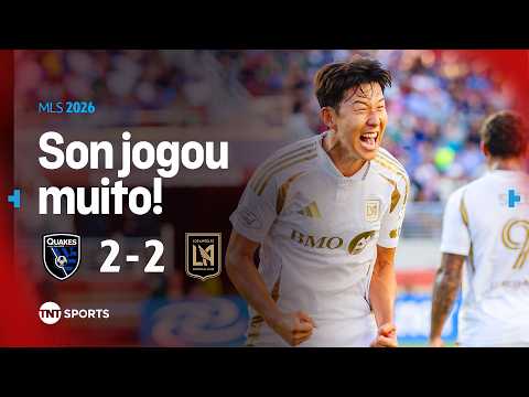 SON CRAVA, DÁ ASSISTÊNCIA, MAS SAN JOSE EMPATA NO ÚLTIMO LANCE | SAN JOSE 2 X 2 LOS ANGELES | MLS