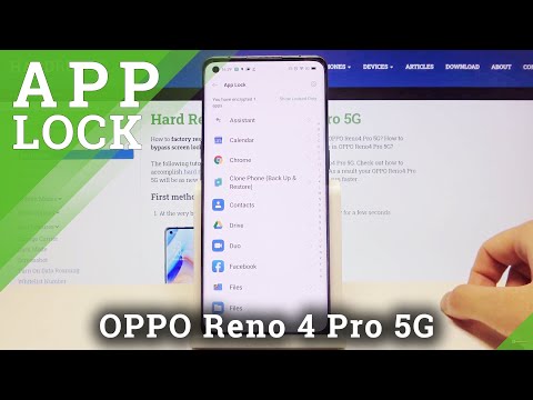 Apps With Password in OPPO Reno 4 Pro 5G – Apps Lock