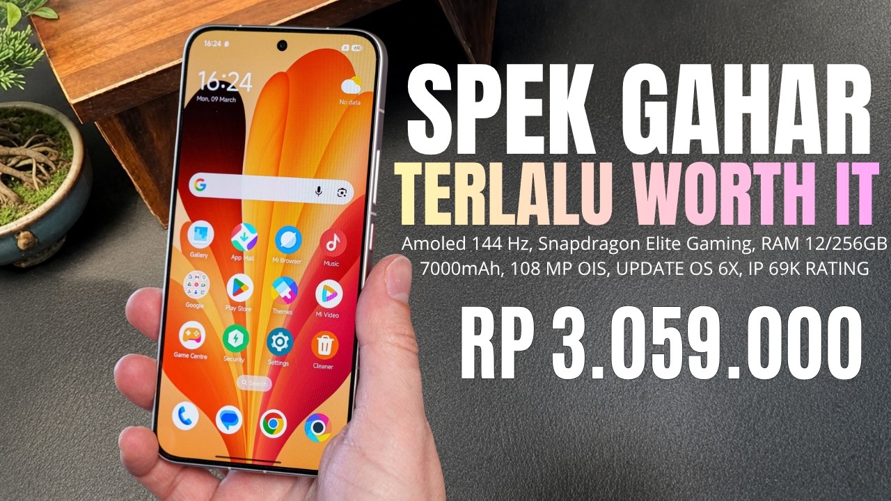 GILA SIH INI‼️RAM 12/256GB, 7000MAH - HP 3 JUTAAN KECIL TERBAIK JUNI 2026