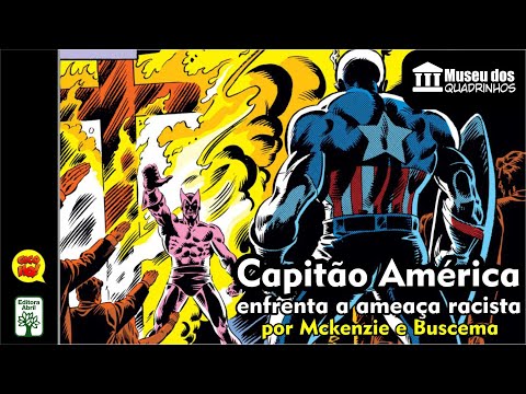 CAPITO AMRICA vs. O RACISMO E O FASCISMO! Museu dos Quadrinhos!