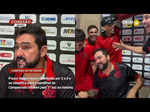 Vídeo: Pouso Alegre vence Uberlândia por 2 a 0 e se classifica para a semifinal do Campeonato Mineiro pela 1ª vez na história.