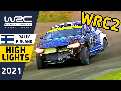 WRC2 Rally Highlights : Secto Rally Finland 2021 with Oliver Solberg Crash!