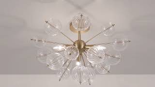 1_Watch A Video About the Possini Euro Magrania Gold Sputnik 3 Light Ceiling Light
