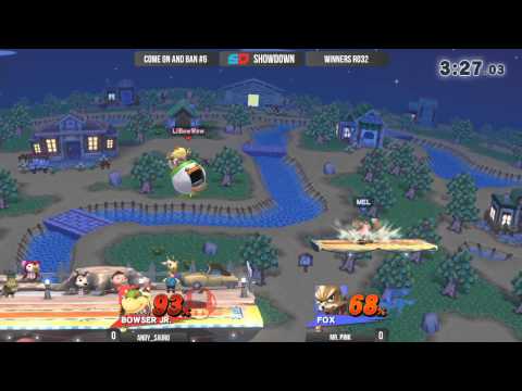 Come on and Ban #6 - Winners Ro64: Andy_Sauro (Bowser Jr.) vs Mr. Pink (Fox)