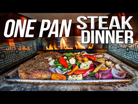 The Best Quick & Easy Dinner - One Pan Steak & Roasted Veggies | SAM THE COOKING GUY 4K