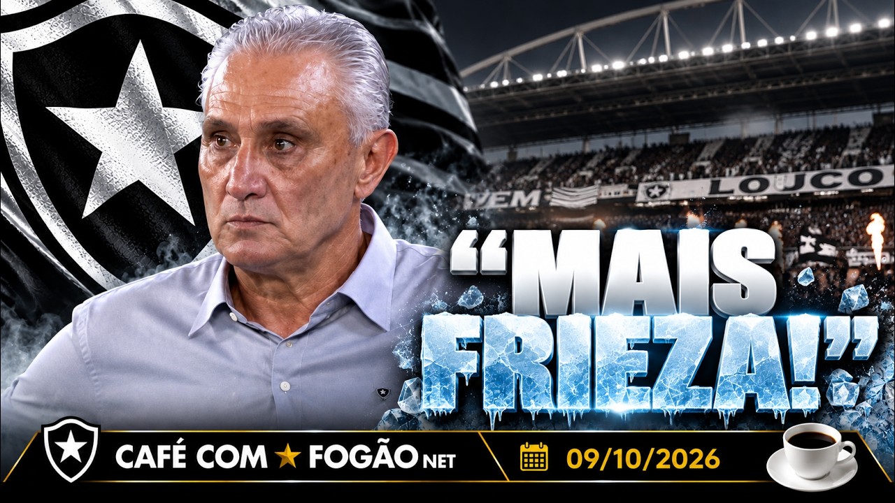 LIVE CAFÉ COM FOGÃONET | Tite cobra mais concentração no ataque; Botafogo pode devolver Júnior Santos