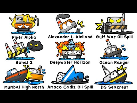 Every Worst Oil Rig Disaster Explained in 16 Minutes