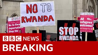 UK Rwanda asylum plan is legal, High Court rules - BBC News