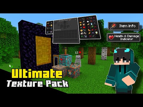 New Best Survival Texture Pack Minecraft Pe 1.19 | Ultimate Survival T-Pack V3 for Mcpe