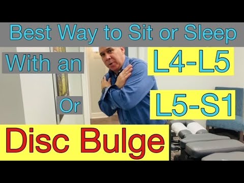 Best Way to Sit or Sleep With an L4 L5 or L5 S1 Disc Bulge (2024) | Dr. Frank Altenrath Chiropractor