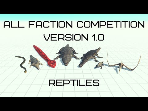 REPTILES - All Faction Competition Version 1.0 ARBS | Animal Revolt Battle Simulator