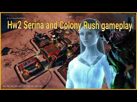 Halo Wars 2: INSANE Serina & Colony Leader 2v2 Rush gameplay