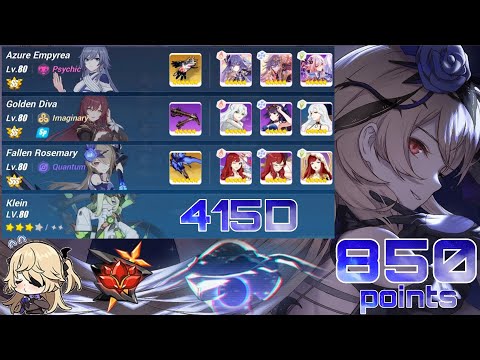 [Honkai Impact 3 SEA] EX Abyss RL (415D) - Opaque Shadow (850 pts) AE(SS0) GD(SS) FR(SSS) Klein 3*