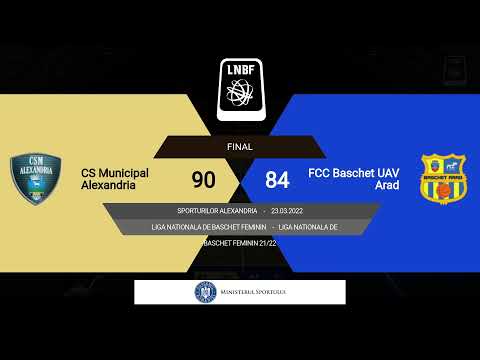 LNBF 2021-2022: CSM Alexandria - FCC Baschet UAV Arad