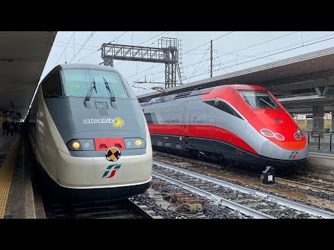TRENI ESPRESSI, STORICI E PARTICOLARI alla stazione di BOLOGNA Centrale!