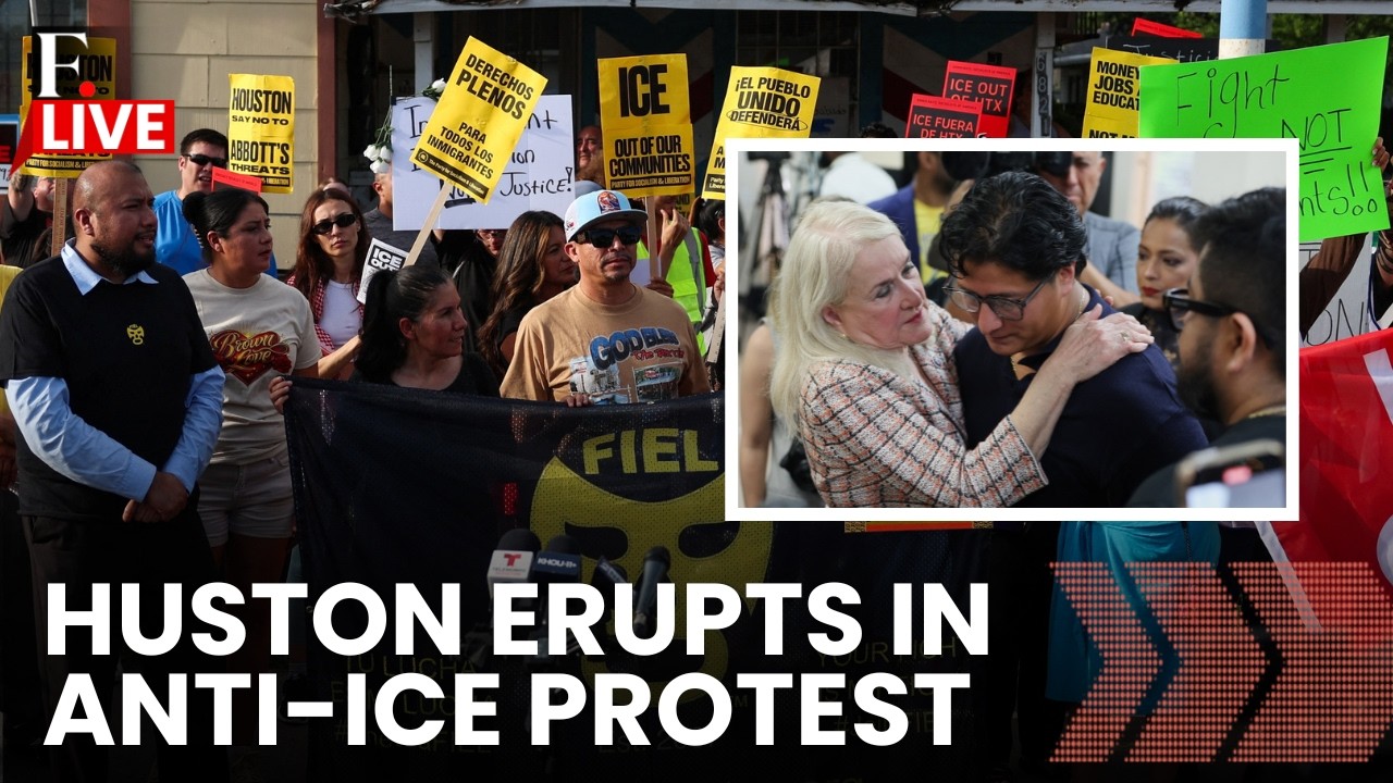 Mass Protest in Houston After Mexican Man Fatally Shot by ICE Agents | LIVE